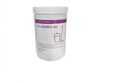 Dezinfekuojančios chloro tabletės Chlorinex-60, 300 vnt.