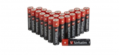 Baterijos Verbatim 49504 Alkaline AAA LR03 24vnt.