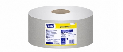 Tualetinis popierius Grite Economy 400 T, 1 sl., 400 metrų ilgio