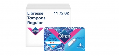 117282 P3 Libresse Discreet Normal tamponai Tork dozatoriui, 384 vnt.