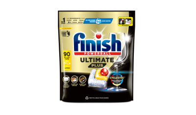 Indaplovių kapsulės Finish All in 1 Ultimate Plus Lemon 90 vnt.